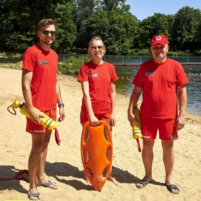 Nowa plaża na Stawach Stefańskiego